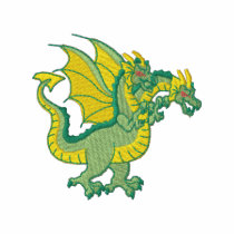 Double-headed Dragon embroidered shirts by ZazzleEmbroidery Double-headed Dragon embroidered shirts