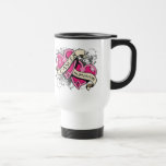 Double Heart Breast Cancer Survivor Coffee Mug