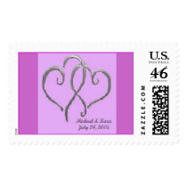 Double Heart postage