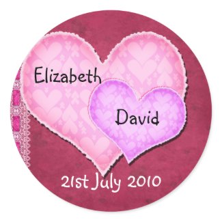 Double Heart sticker