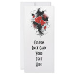 Double Hearts & Daisies - Original Colors Custom Rack Card