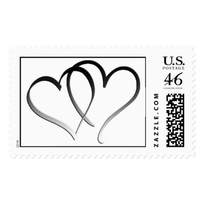 Double Hearts Stamps