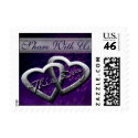 Double Hearts Wedding Postage postage by TDSwhite Double Hearts Wedding Postage postage