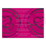 Double Hearts Will You Be My Bridesmaid In Pink I Cards