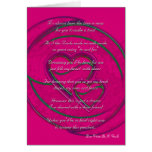 Double Hearts Will You Be My Bridesmaid Pink Cards