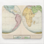 Double Hemisphere Map of the Climate Mousepads
