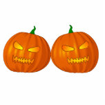 Double Jack O Lanterns Photo Sculpture