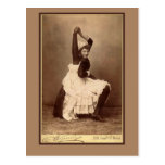 Double Jointed Circus Performer on Cards Post Cards