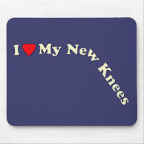 Double Knee Replacement Gifts | Get Well Mouse Pads