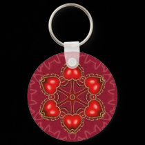 Double Love Keychain