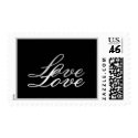 Double Love_Postage Stamp by monogramgallery Double Love_Postage Stamp