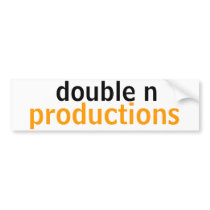 double n, productions bumper stickers by waahfullz double n, productions bumper stickers