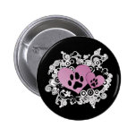 Double Paw Valentine Hearts - Pink