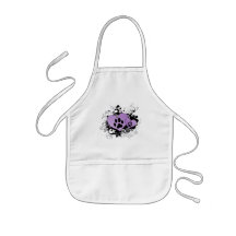Double Paw Valentine Hearts - Purple Apron