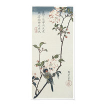 Double Petaled Cherry Blossom, Hiroshige, 1830 posters by japaneseartmall Double Petaled Cherry Blossom, Hiroshige, 1830 posters
