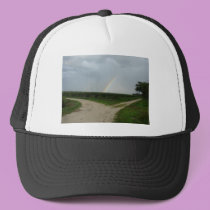 Double Rainbow at the Crossroads hats by LillMissGudyTwoShuz Double Rainbow at the Crossroads hats
