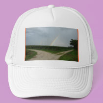 Double Rainbow at the Crossroads hats by LillMissGudyTwoShuz Double Rainbow at the Crossroads hats
