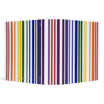 Double Rainbow Barcode binders