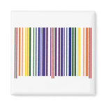 Double Rainbow Barcode magnets