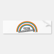 Double Rainbow Bumper Stickers