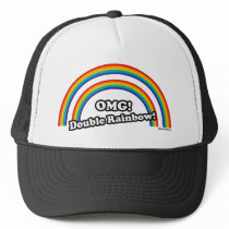 Double Rainbow Mesh Hats