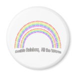 DOUBLE RAINBOW REFRIGERATOR MAGNET