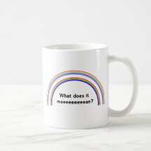 Double Rainbow Mugs