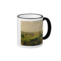 Double Rainbow over Painted Canyon in Theodore Mug