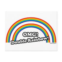 Double Rainbow Postcard
