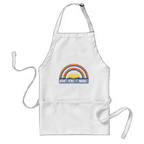 Double Rainbow What Does It Mean? Apron