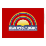 Double Rainbow What Does It Mean? Card