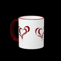 Double Red Heart's mugs