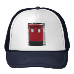 Double red letter boxes hat
