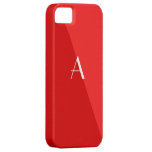 Double Red Monogram iPhone 5 Case