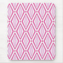 Double Retro Diamond Pinks mousepads by JaZilla Double Retro Diamond Pinks mousepads