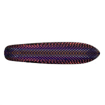 Double Reverse Flip Black Orange Blue Pink White Skate Deck