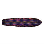 Double Reverse Flip Black Orange Blue Pink White Skate Deck