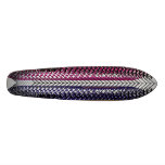 Double Reverse Flip Red White Blue Fish-Black Bone Skate Decks