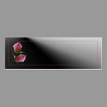 Double Rose Profile Card business cards