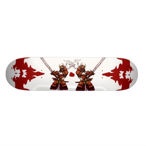 Double Samurai Skate Deck