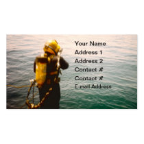 Double-Sided Diver Business Card