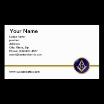 Double sided Masonic business card business cards