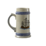Double Sided Pirate Ship Stein mugs