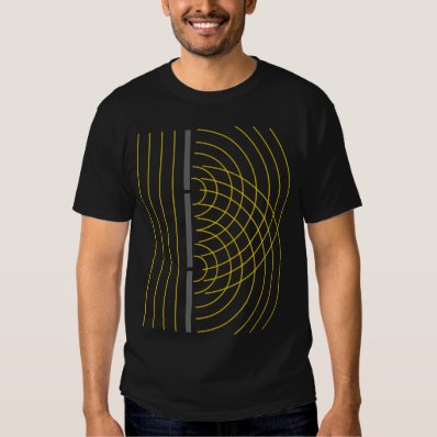 Double Slit Light Wave Particle Science Experiment Shirt