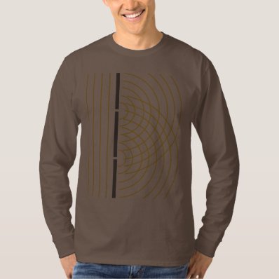 Double Slit Light Wave Particle Science Experiment T-shirt