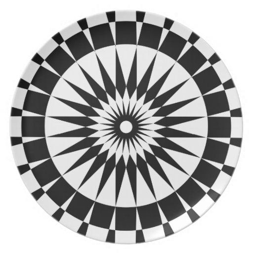 Double Star Burst, Dinner/Party Plate