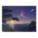 Double Sunset Postcards