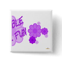 Double The Fun Purple Flowers Part 2 buttons