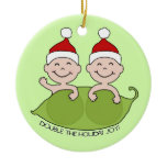 DOUBLE THE HOLIDAY JOY! CHRISTMAS TREE ORNAMENT