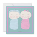 Double the Joy!  Twin Boy Girl Shower Invitation